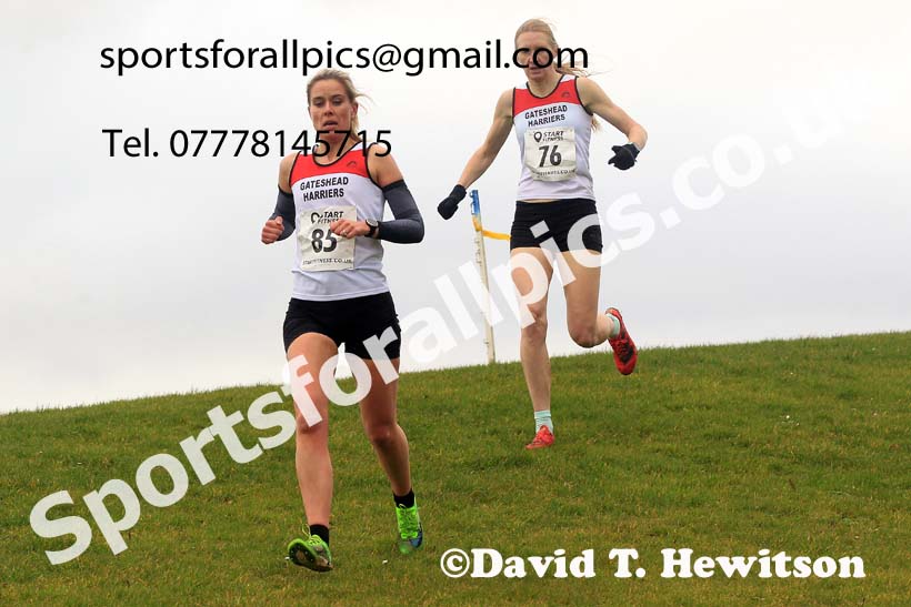Womens 35+ and Mens 65+ 2023 NEMAA Cross Country, Croft Circuit, North Yorkshire. Photo: David T. Hewitson/Sports for All Pics